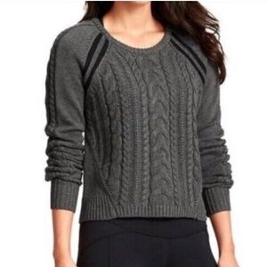 NWT Athleta Womenʻs Plus Size Montara Crewneck Cropped Sweater 1X